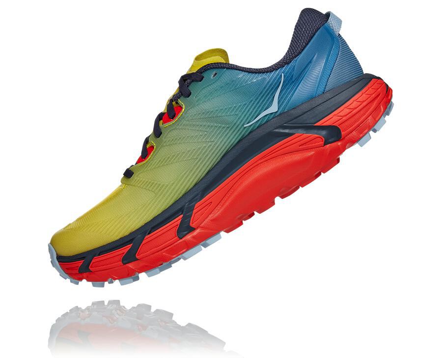 Hoka One One Spor Ayakkabı Erkek Mavi - Mafate Speed 3 - XZ1430627